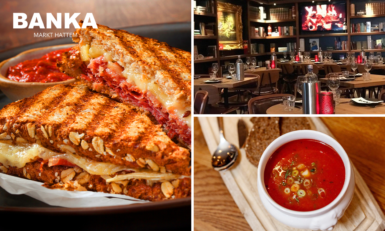 2-gangen keuzelunch bij BANKA Hattem