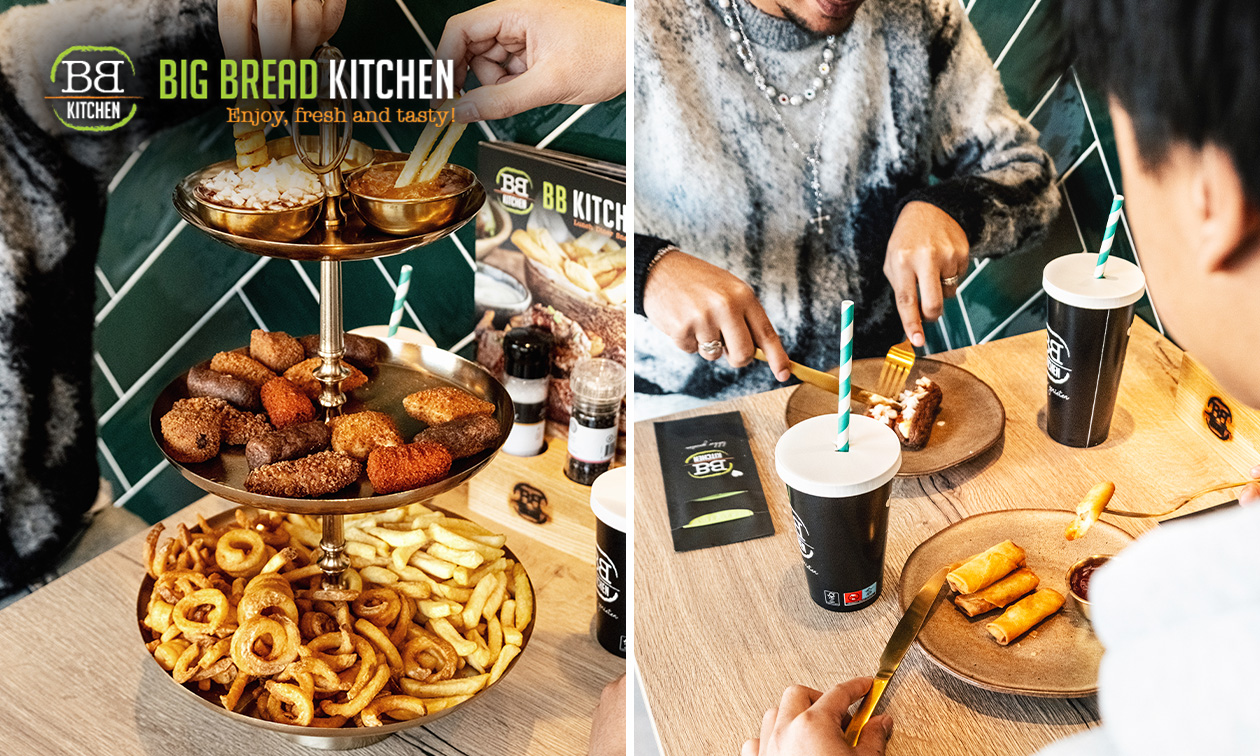 High friet (1,5 uur) met onbeperkt friet