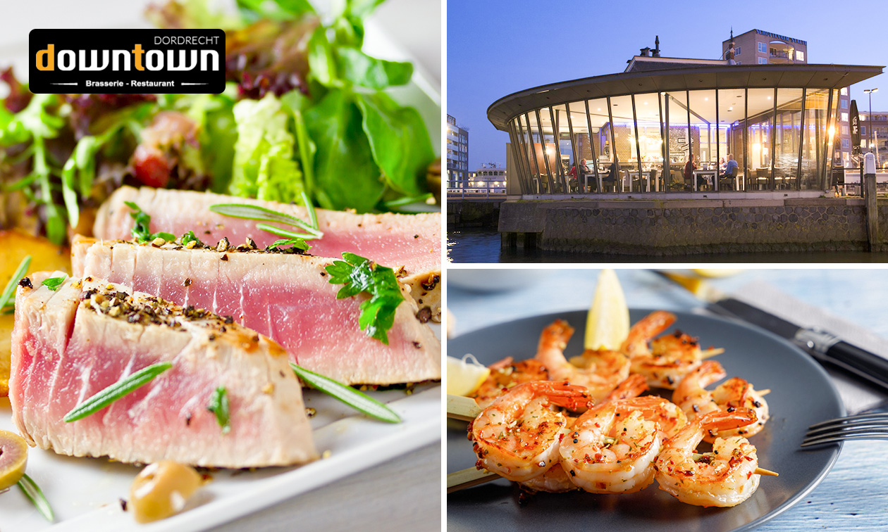 4-gangendiner bij Brasserie Down Town