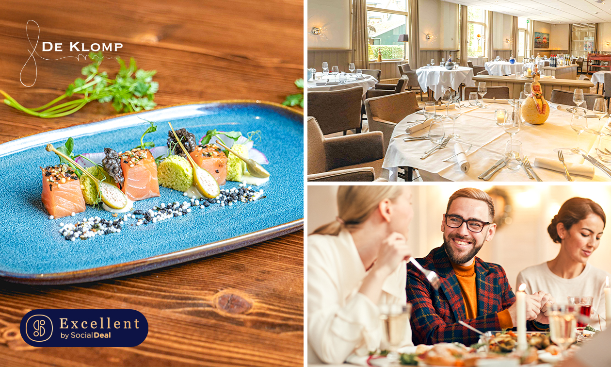 3-gangendiner of -lunch van de chef bij De Klomp