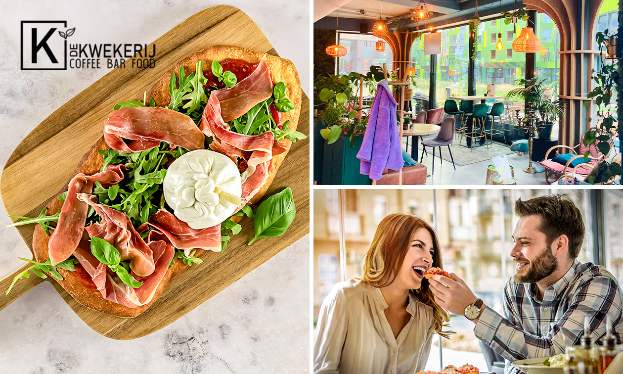 2-gangen keuzelunch bij De Kwekerij