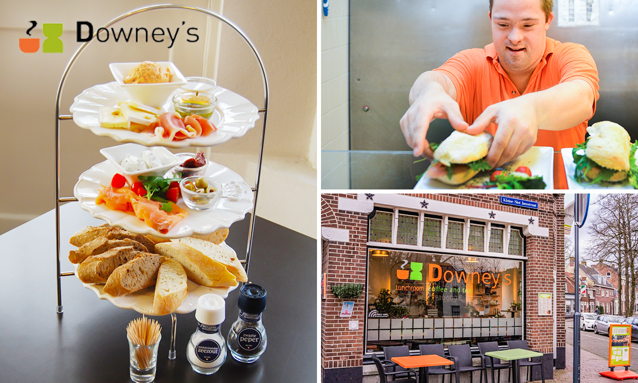 Doe-het-zelf lunch bij Downey's Coffee and Tea