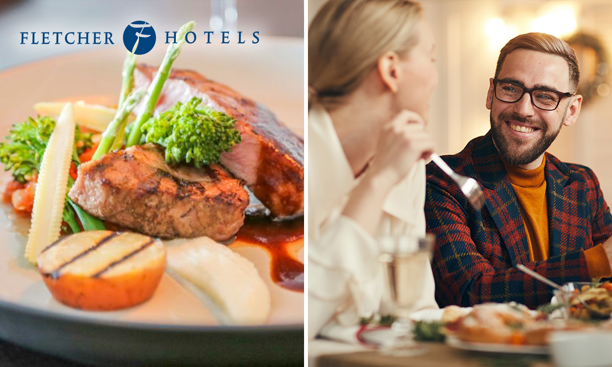 Fletcher Hotels, 3gangen Fletcher's Keuzemenu bij Fletcher Hotels