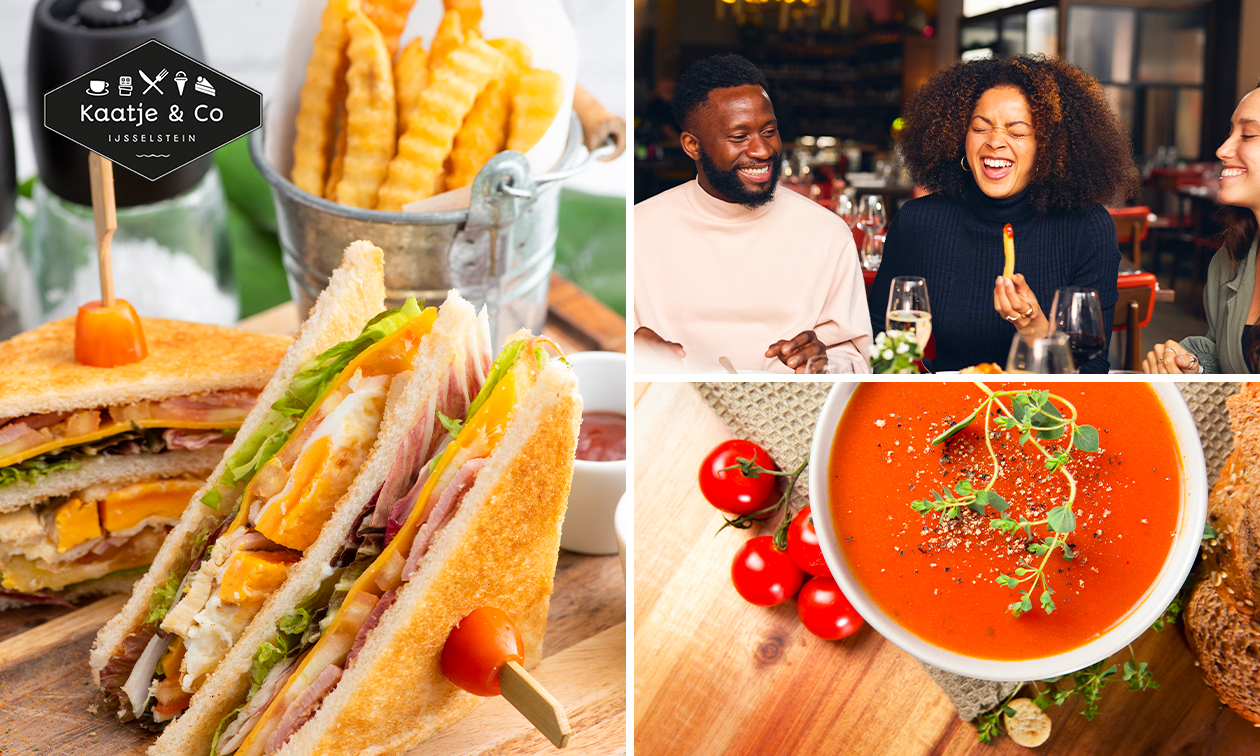 2- of 3-gangen keuzelunch bij Kaatje & Co