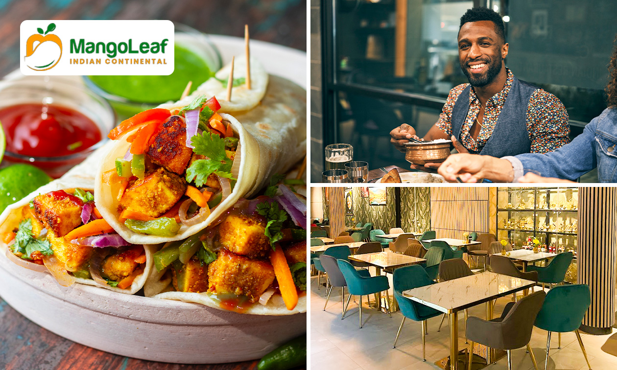 Lunchgerecht + warme drank of proeverijlunch of -diner naar keuze bij Mango Leaf