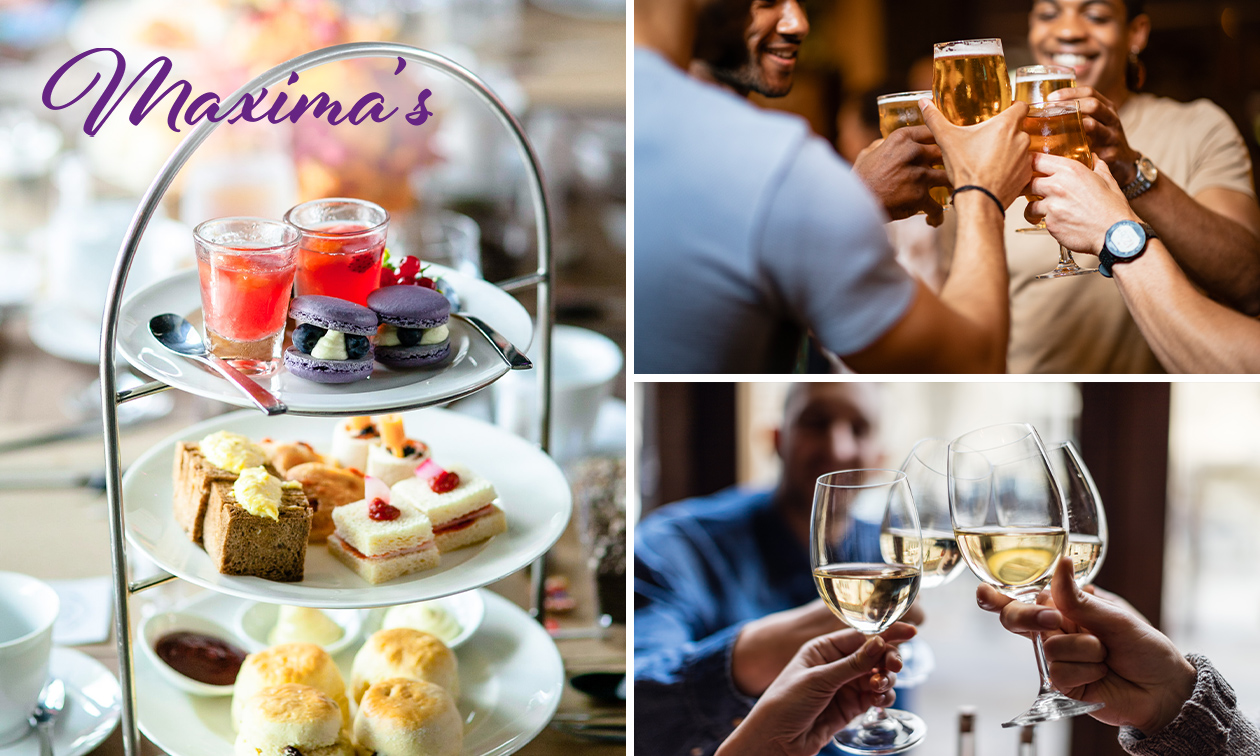 High tea, beer óf wine bij Maxima's