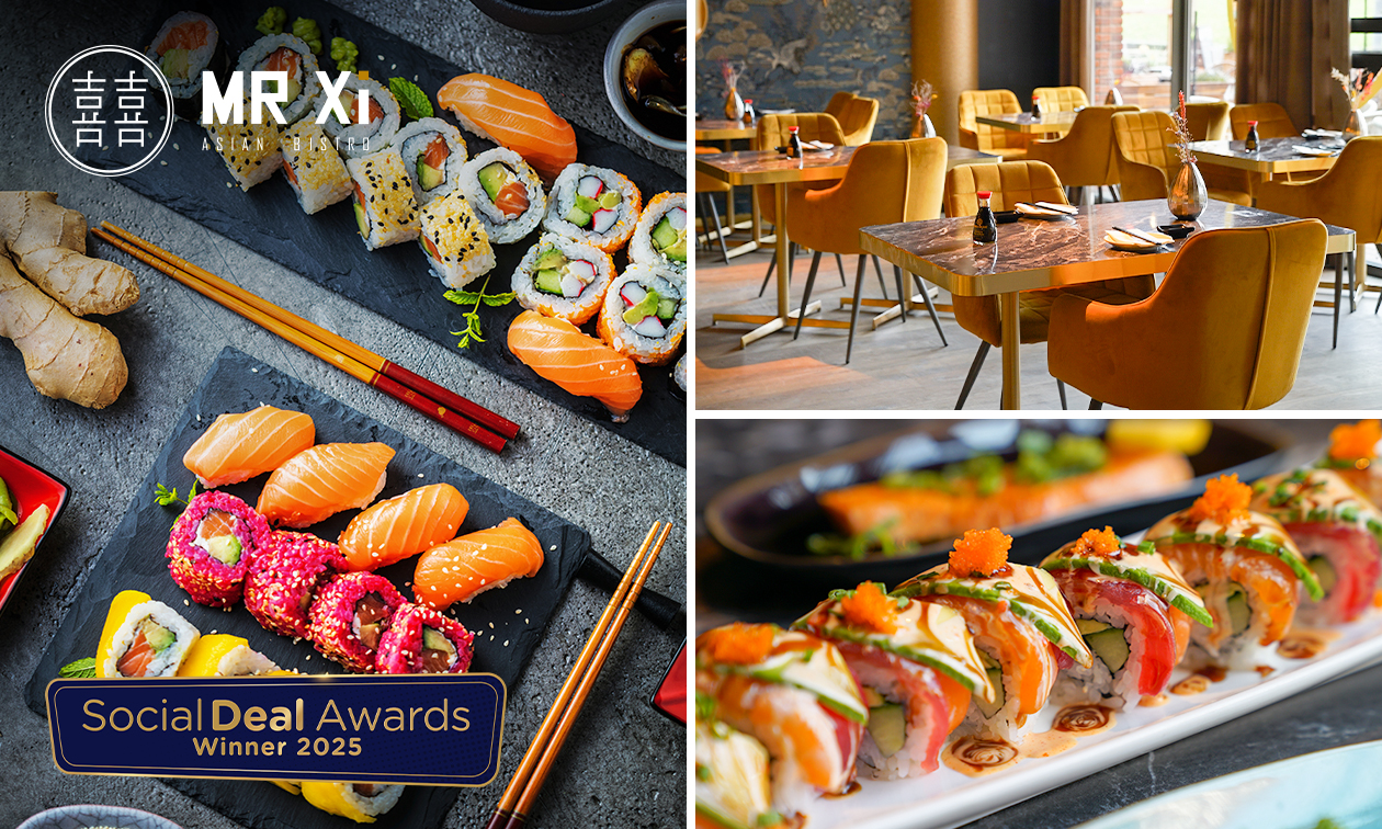 Sushibox (24, 54 of 72 stuks) om af te halen bij Mr Xi Asian Bistro