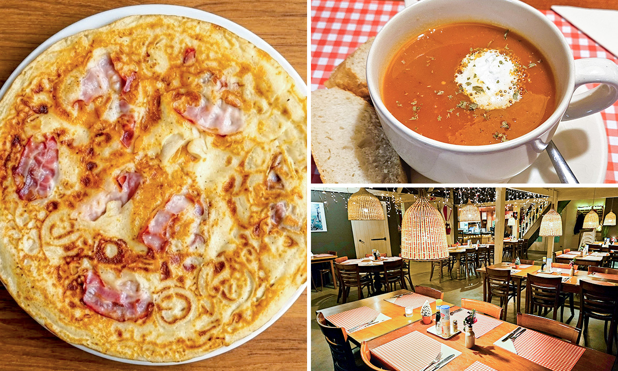 2-gangen keuzelunch bij Pannenkoekenrestaurant De Veldkamp