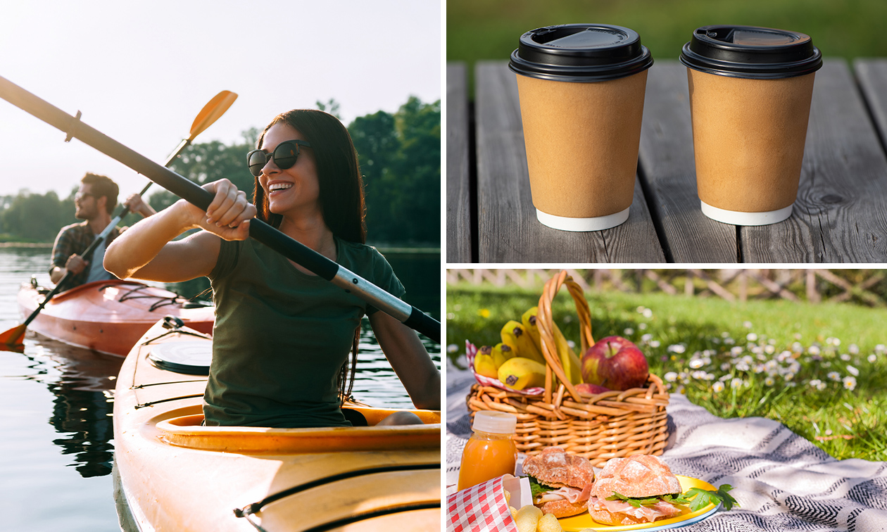 Buitenactiviteit naar keuze + picknickzak + evt. warme drank met gebak