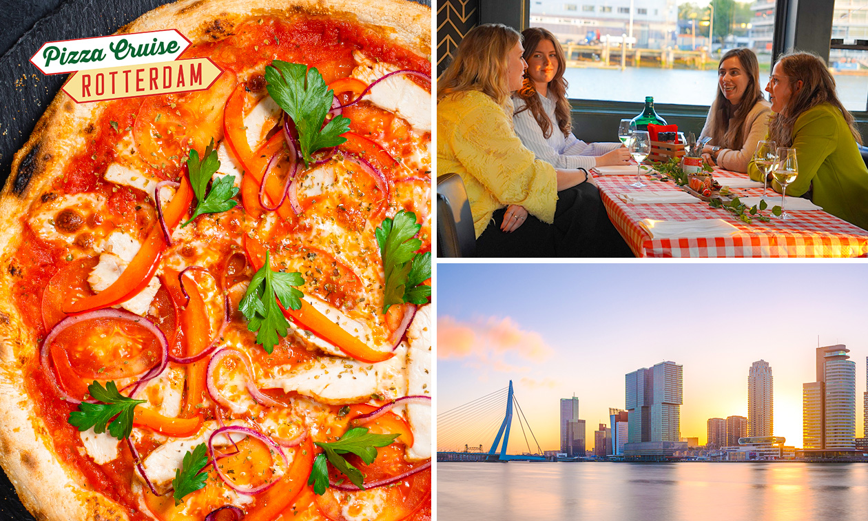 All-You-Can-Eat pizza + rondvaart (2 uur)