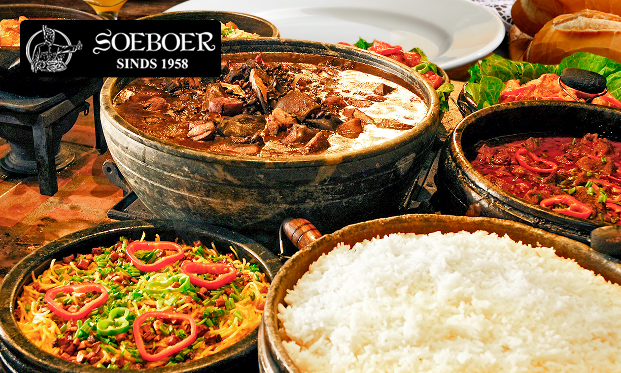 3-gangen rijsttafel bij Restaurant SoeBoer in Den Haag