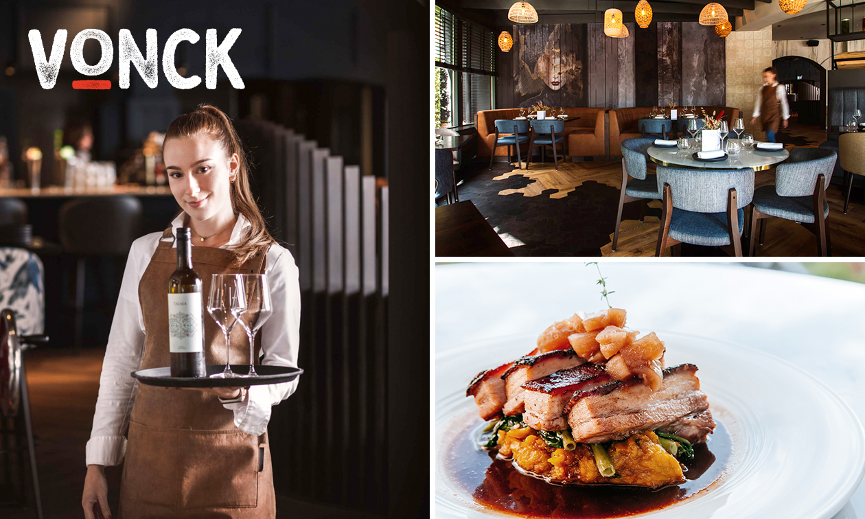 4-gangen keuzelunch of -diner bij Restaurant Vonck