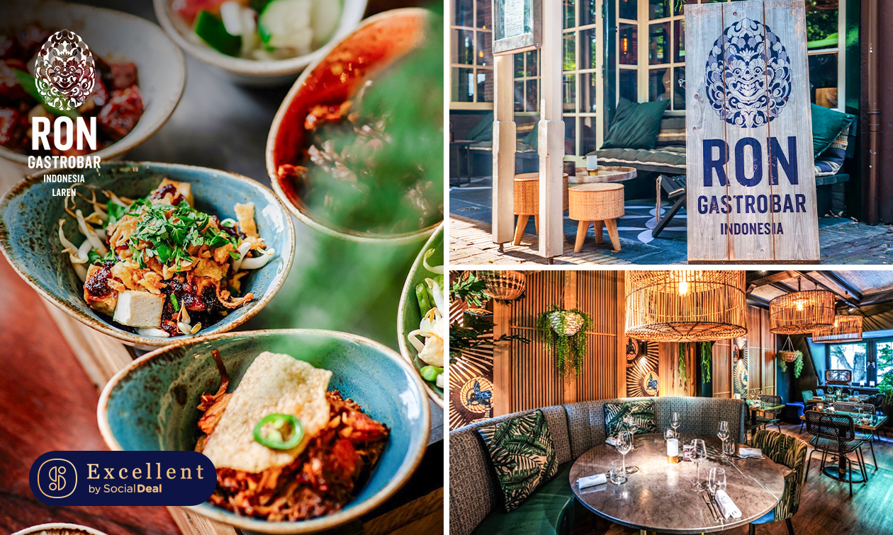 Indonesische rijsttafel + meer bij Ron Gastrobar Indonesia Laren