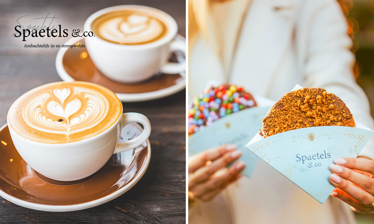 Luxe stroopwafel + drankje naar keuze