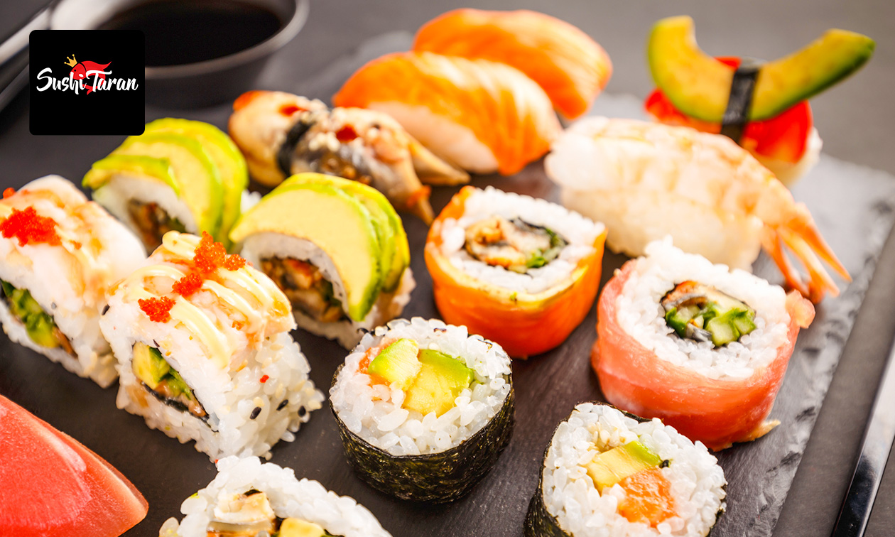 Sushibox (14, 32, 44, 47 of 68 stuks) voor afhaal bij Sushi Taran Leiden