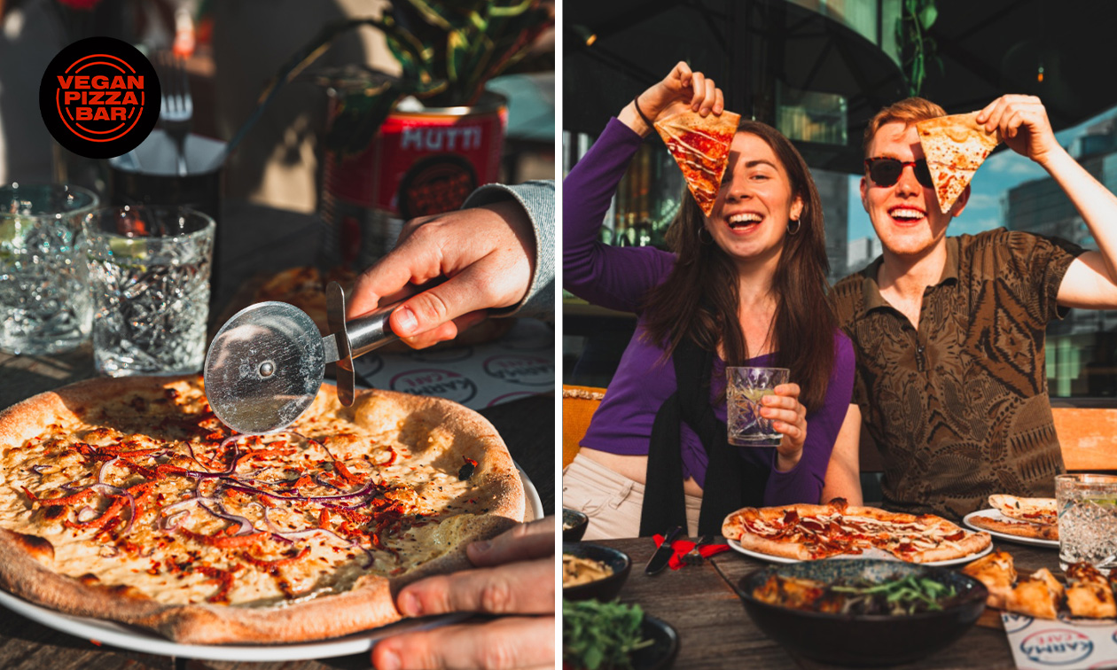 2- of 3-gangenlunch of 3-gangendiner à la carte bij Vegan Pizza Bar in hartje Den Haag