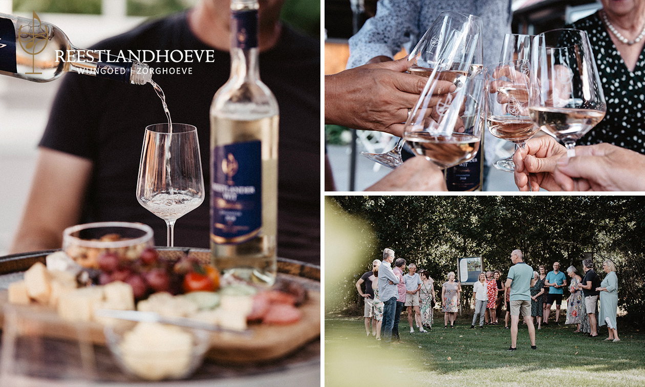 Kaas- en wijnproeverij (2 uur) bij Wijngoed de Reestlandhoeve